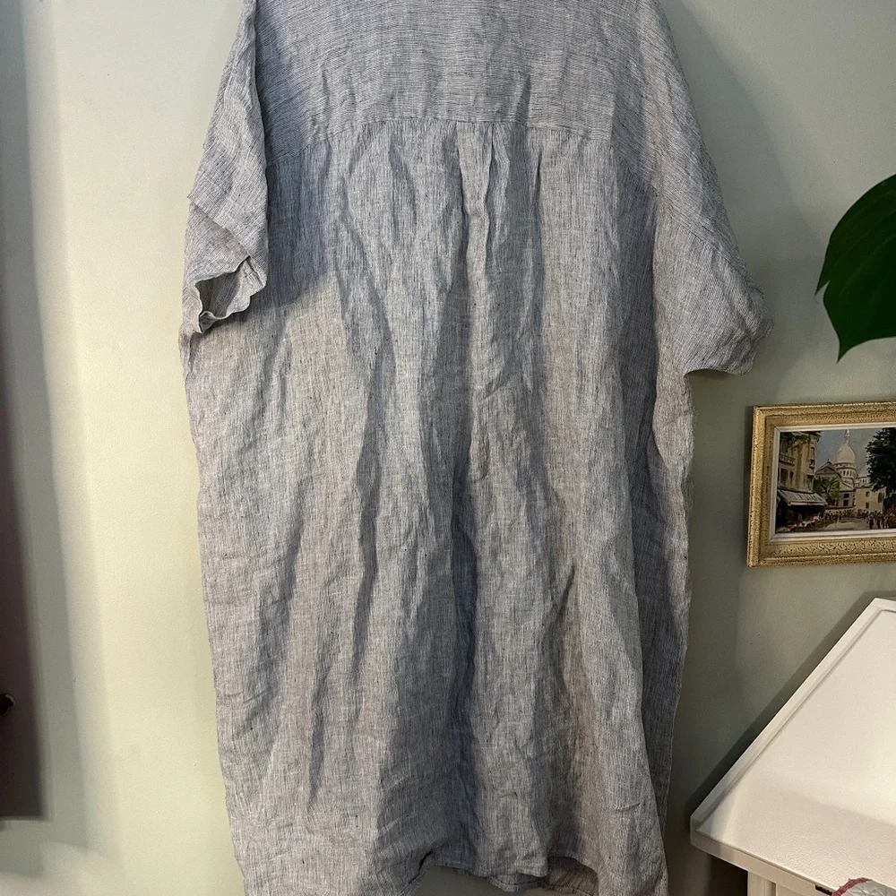 Eileen Fisher shirt Dress - Picture 3 of 5